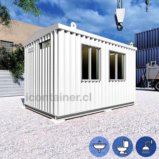 Caseta de 4 x 2.5 mts +Baño Completo — Icontainer