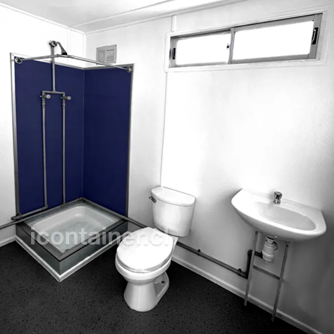 Caseta de 4 x 2.5 mts +Baño Completo 3 — Icontainer